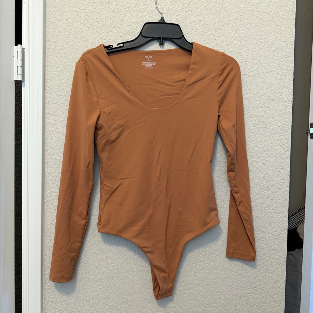 Nuuds women’s long sleeve bodysuit size small